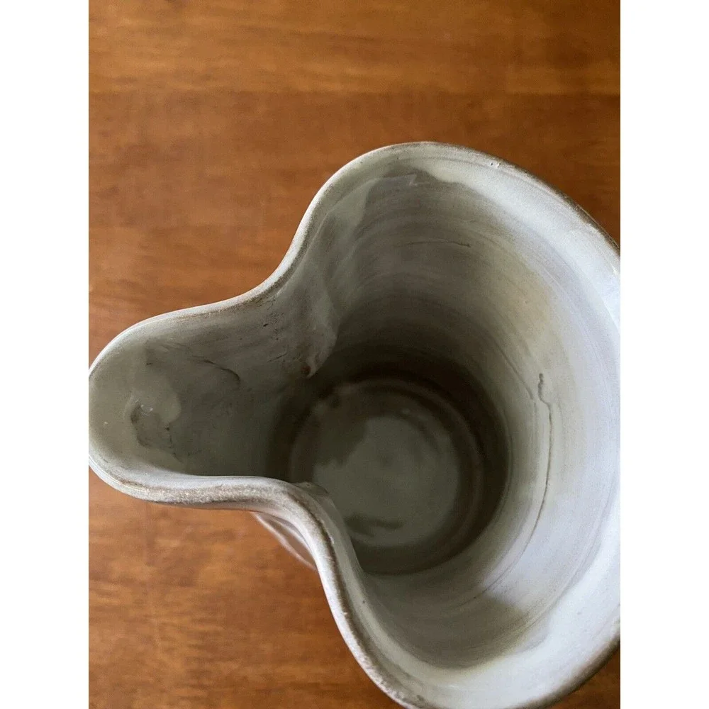 Studio Art  5” Clay Pottery Pitcher / Vase - Signed